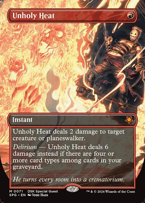 Unholy Heat · Special Guests 71/165