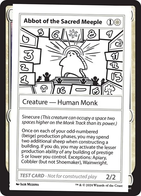 Abbot of the Sacred Meeple · Mystery Booster 2 507/385