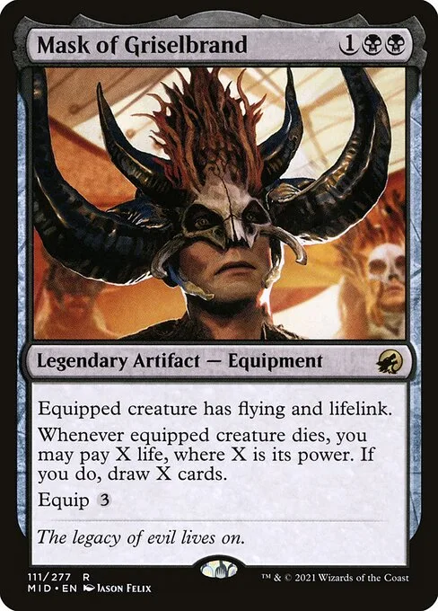 Mask of Griselbrand · Innistrad: Midnight Hunt 111/399