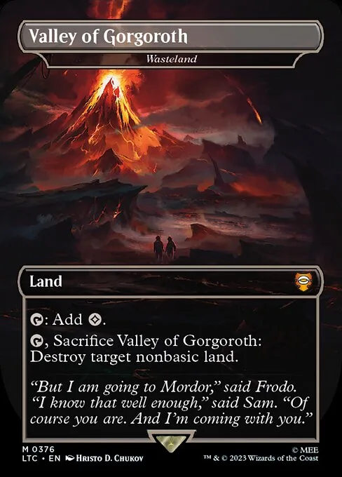 Wasteland · Tales of Middle-earth Commander 376/591