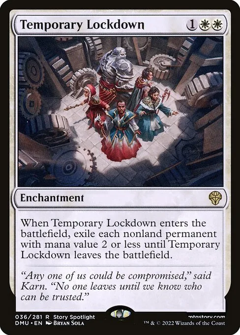Temporary Lockdown · Dominaria United 36/453