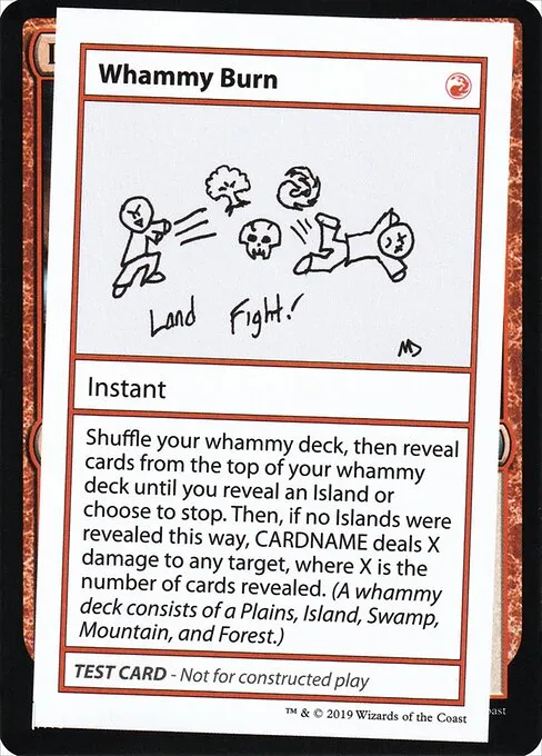 Whammy Burn · Mystery Booster Playtest Cards 2021 70/121