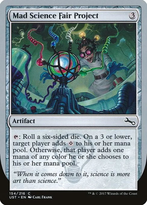 Mad Science Fair Project · Unstable 154/268