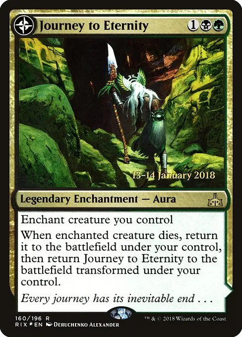 Journey to Eternity // Atzal, Cave of Eternity · Rivals of Ixalan Promos 160s/98