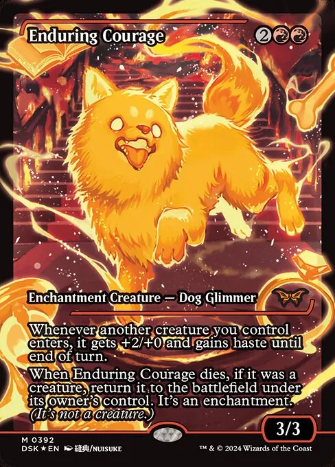 Enduring Courage · Duskmourn: House of Horror 392/419