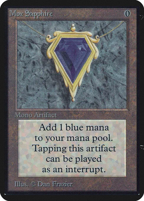 Mox Sapphire · Limited Edition Alpha 265/295
