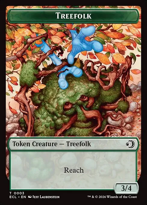 Treefolk · Lorwyn Eclipsed Tokens 3/13