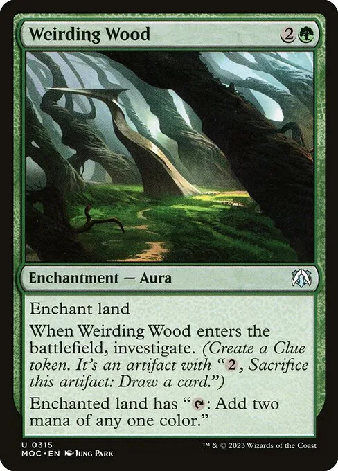 Weirding Wood · March of the Machine Commander 315/450