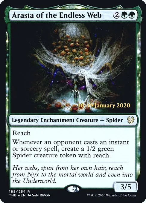 Arasta of the Endless Web · Theros Beyond Death Promos 165s/137