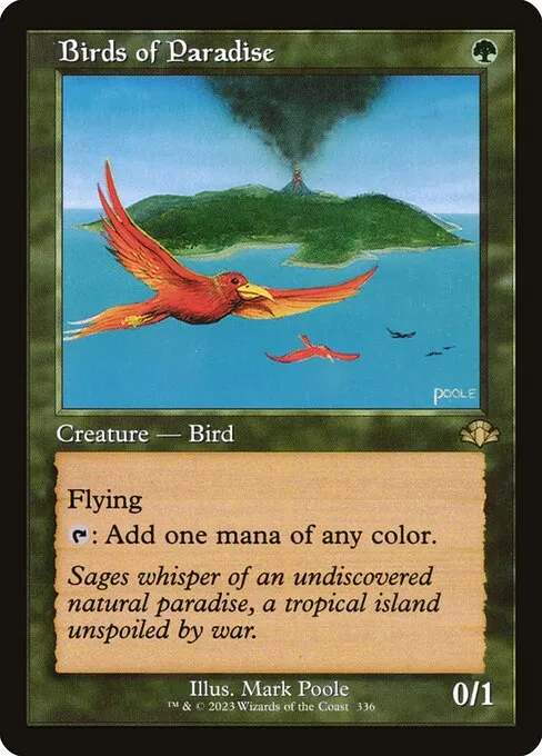 Birds of Paradise · Dominaria Remastered 336/457