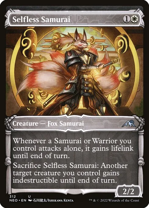 Selfless Samurai · Kamigawa: Neon Dynasty 312/531