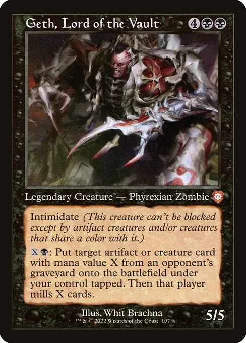 Geth, Lord of the Vault · The Brothers' War Commander 107/209