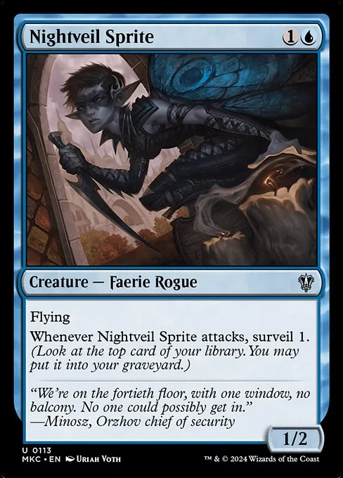 Nightveil Sprite · Murders at Karlov Manor Commander 113/358