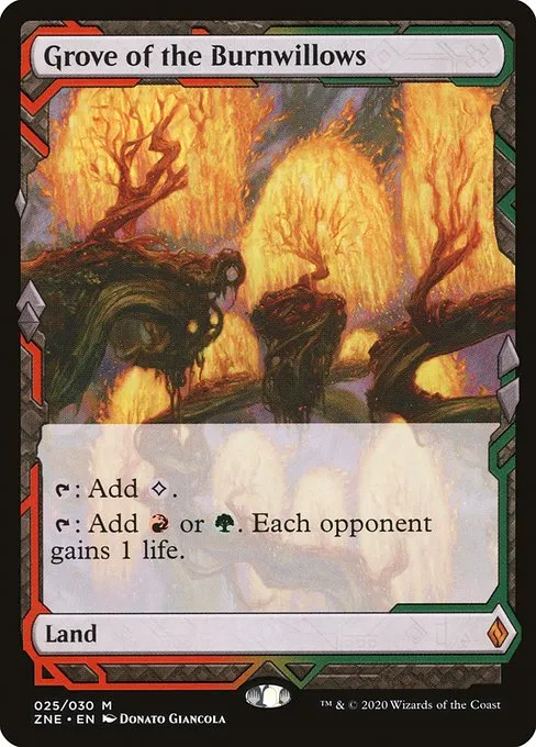 Grove of the Burnwillows · Zendikar Rising Expeditions 25/30