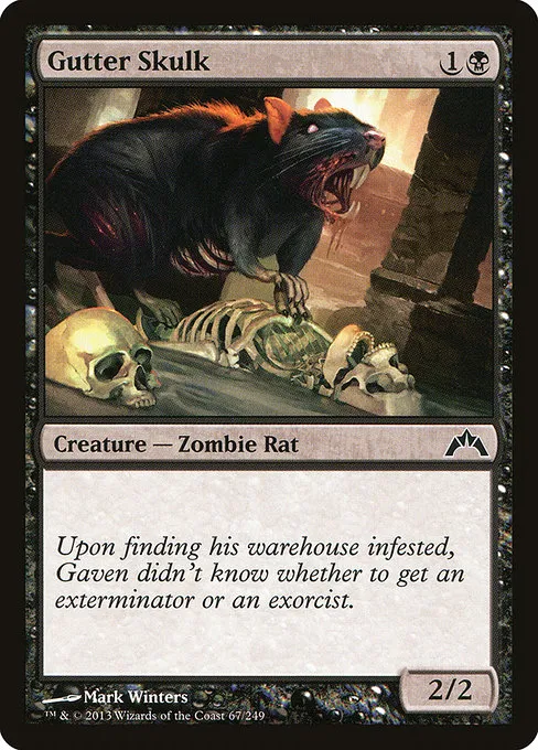 Gutter Skulk · Gatecrash 67/249