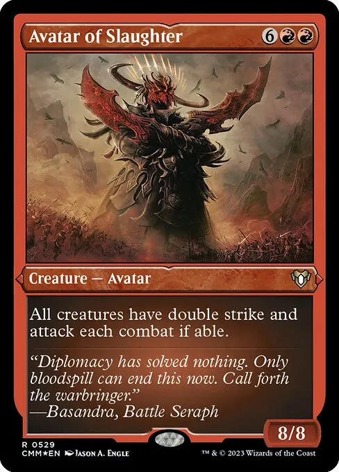 Avatar of Slaughter · Commander Masters 529/1067