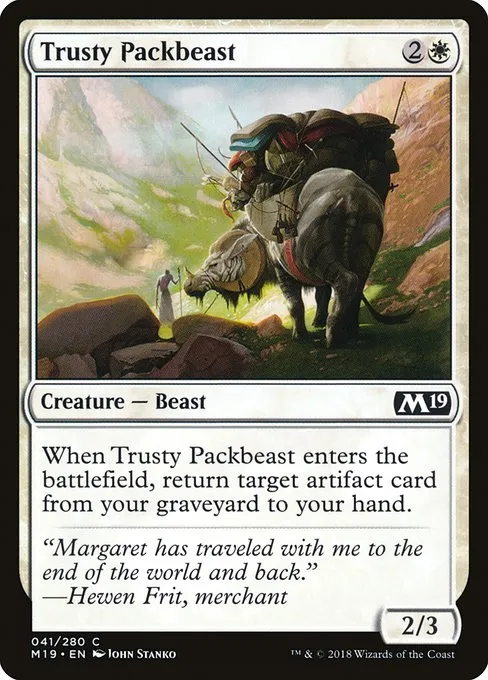 Trusty Packbeast · Core Set 2019 41/314