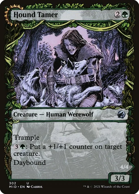 Hound Tamer // Untamed Pup · Innistrad: Midnight Hunt 302/399