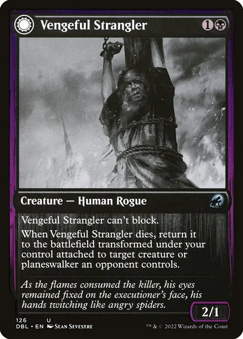 Vengeful Strangler // Strangling Grasp · Innistrad: Double Feature 126/535