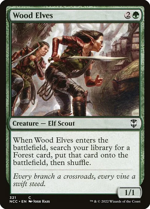 Wood Elves · New Capenna Commander 321/447