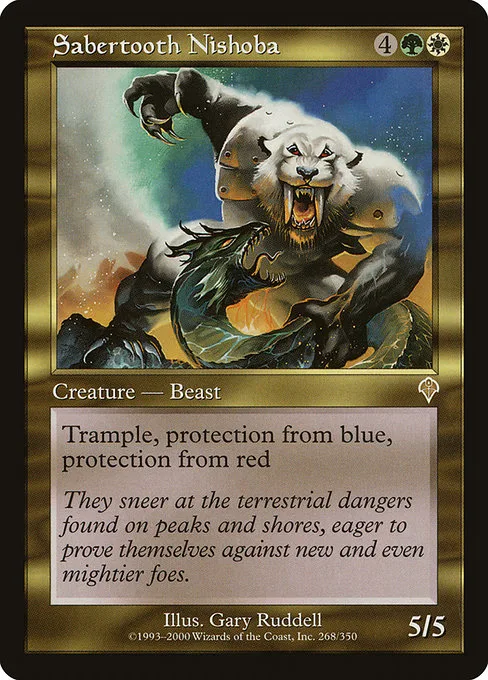 Sabertooth Nishoba · Invasion 268/354