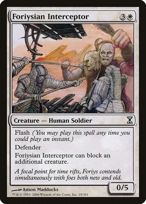 Foriysian Interceptor · Time Spiral 18/301