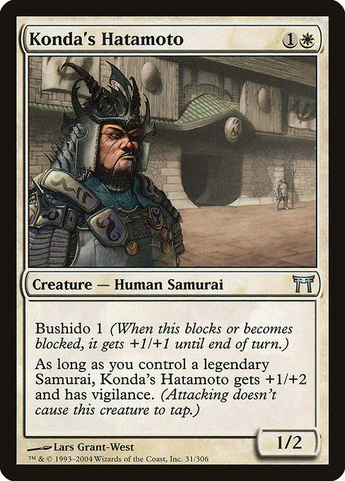 Konda's Hatamoto · Champions of Kamigawa 31/307