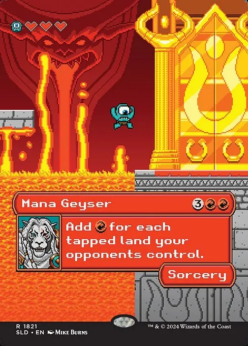 Mana Geyser · Secret Lair Drop 1821/2547