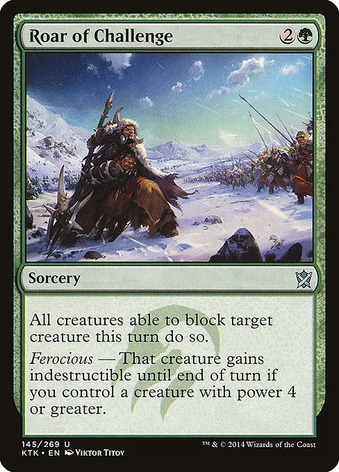 Roar of Challenge · Khans of Tarkir 145/293