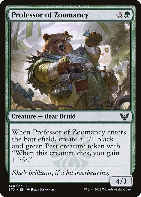 Professor of Zoomancy · Strixhaven: School of Mages 140/393