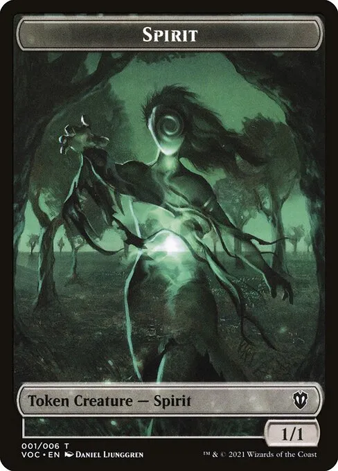 Spirit · Crimson Vow Commander Tokens 1/6