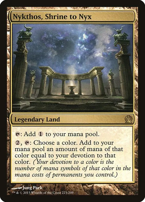 Nykthos, Shrine to Nyx · Theros 223/249