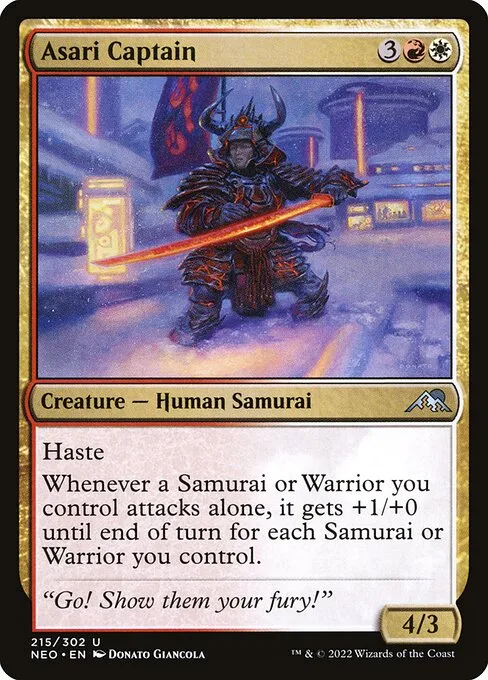 Asari Captain · Kamigawa: Neon Dynasty 215/531