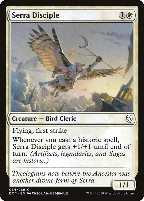 Serra Disciple · Dominaria 34/280