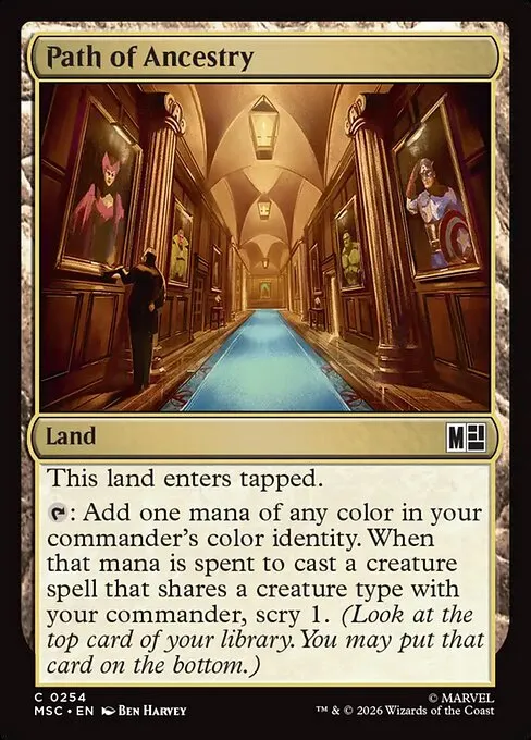 Path of Ancestry · Marvel Super Heroes Commander 254/9