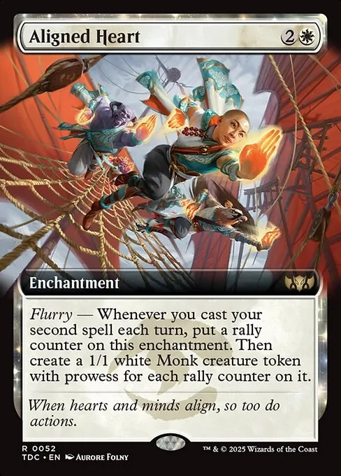 Aligned Heart · Tarkir: Dragonstorm Commander 52/413