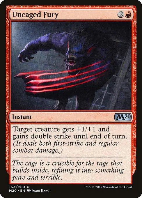 Uncaged Fury · Core Set 2020 163/346
