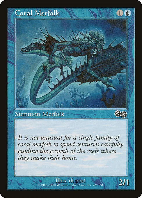 Coral Merfolk · Urza's Saga 67/357