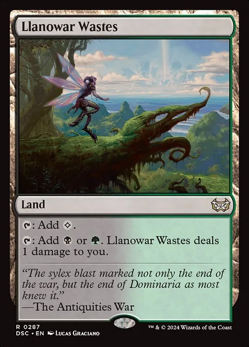 Llanowar Wastes · Duskmourn: House of Horror Commander 287/373
