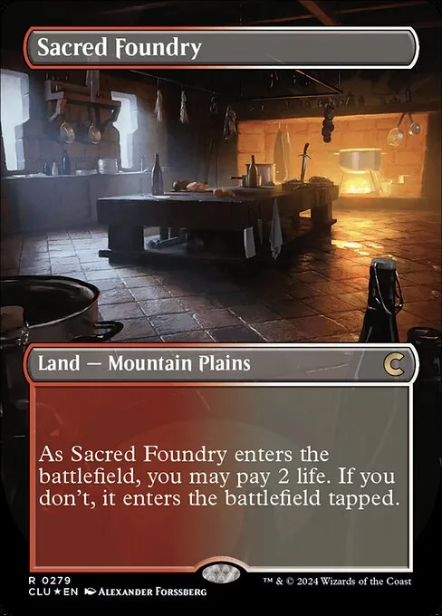 Sacred Foundry · Ravnica: Clue Edition 279/284