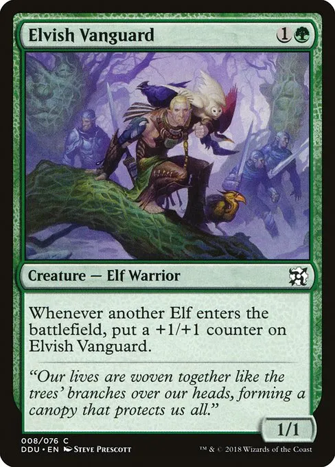 Elvish Vanguard · Duel Decks: Elves vs. Inventors 8/76