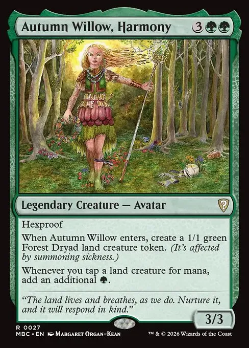 Autumn Willow, Harmony · Mystery Booster: Commander Edition 27/2