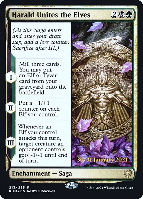 Harald Unites the Elves · Kaldheim Promos 213s/158