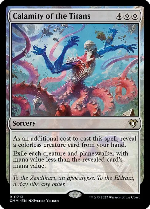Calamity of the Titans · Commander Masters 713/1067