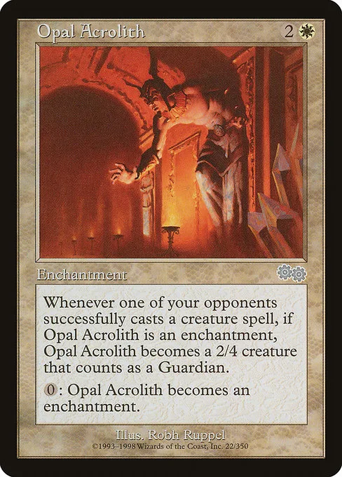 Opal Acrolith · Urza's Saga 22/357