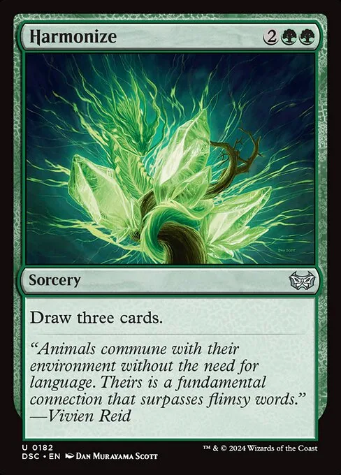 Harmonize · Duskmourn: House of Horror Commander 182/373