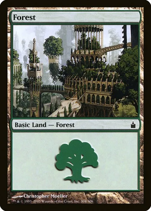 Forest · Ravnica: City of Guilds 304/306