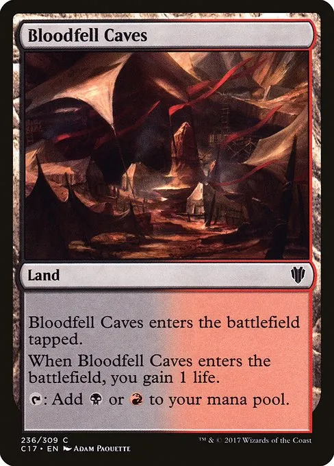 Bloodfell Caves · Commander 2017 236/309