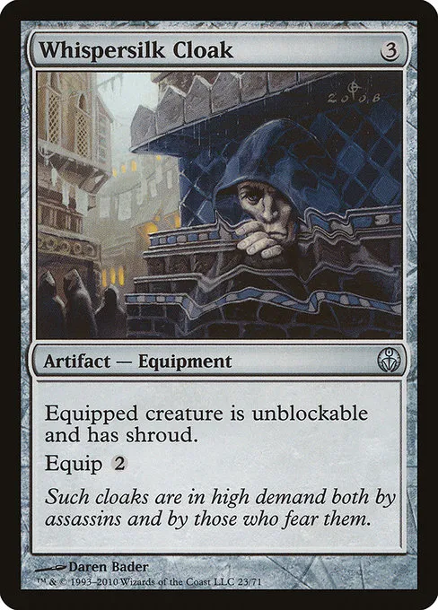 Whispersilk Cloak · Duel Decks: Phyrexia vs. the Coalition 23/71
