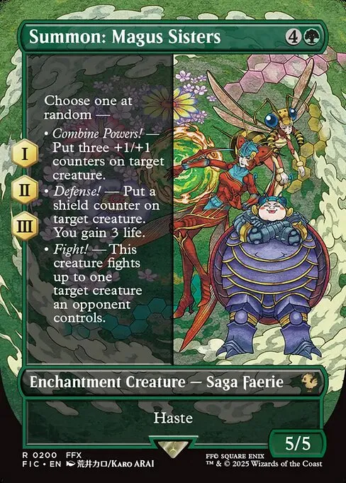 Summon: Magus Sisters · Final Fantasy Commander 200/486